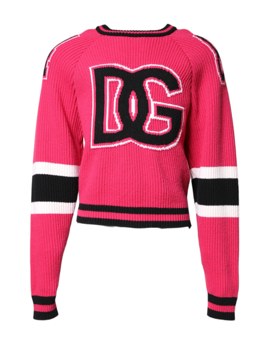 Dolce & Gabbana 67% Cotton 33% Nylon sweatshirt in pink