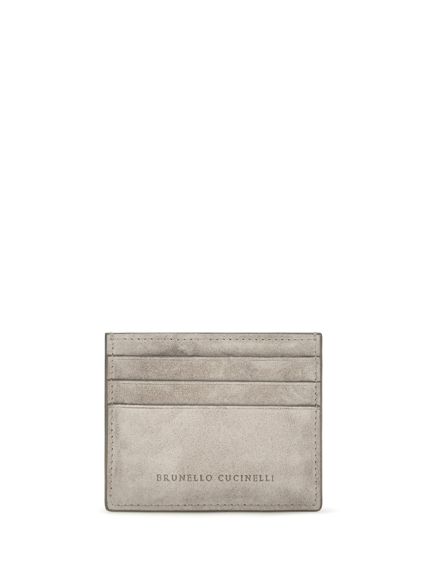 Card Holder Suede Ice Calf Leather Wallets & Purses