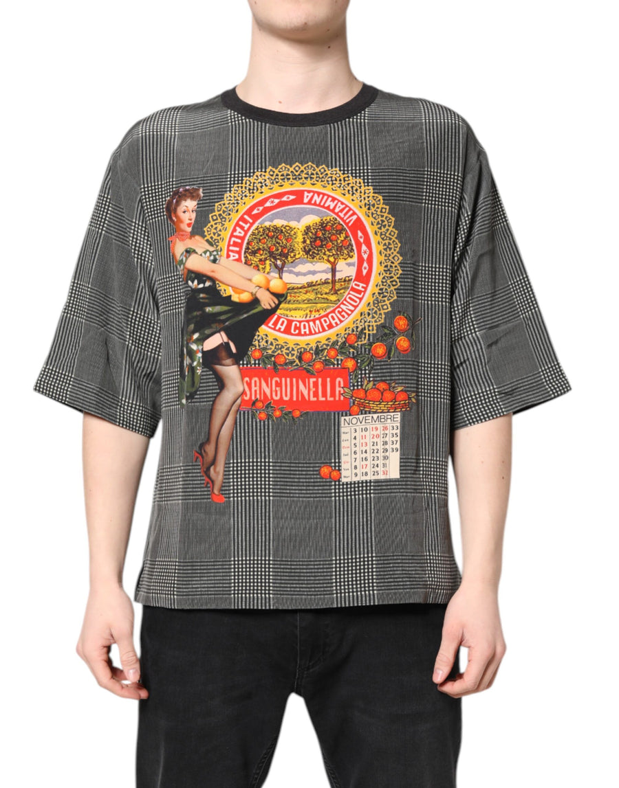 Dolce & Gabbana 100% Silk t-shirt in black