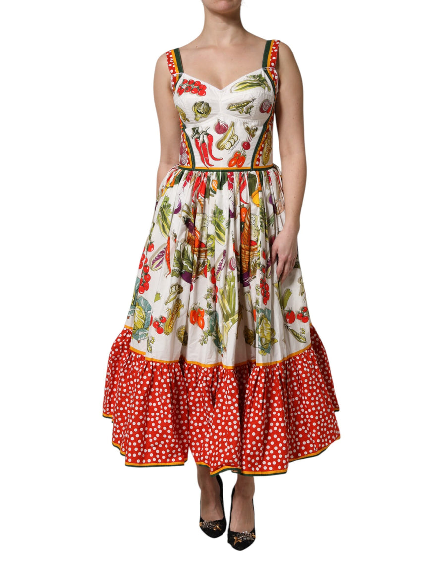 Dolce & Gabbana 100% Cotton dress in white