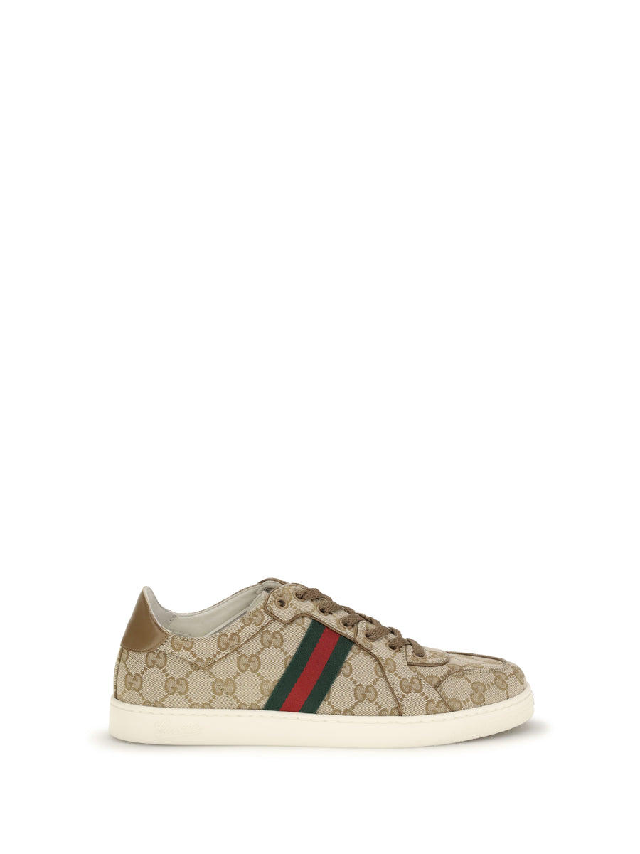 Sneakers Stretch Gg Fabric Vint Sand/cashew/vrv Upper Trainers