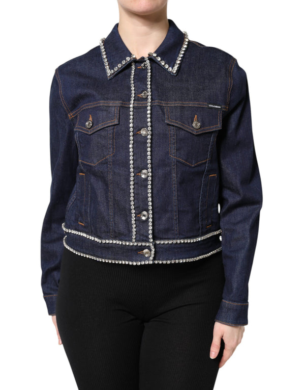 Dolce & Gabbana 92% Cotton jacket in blue