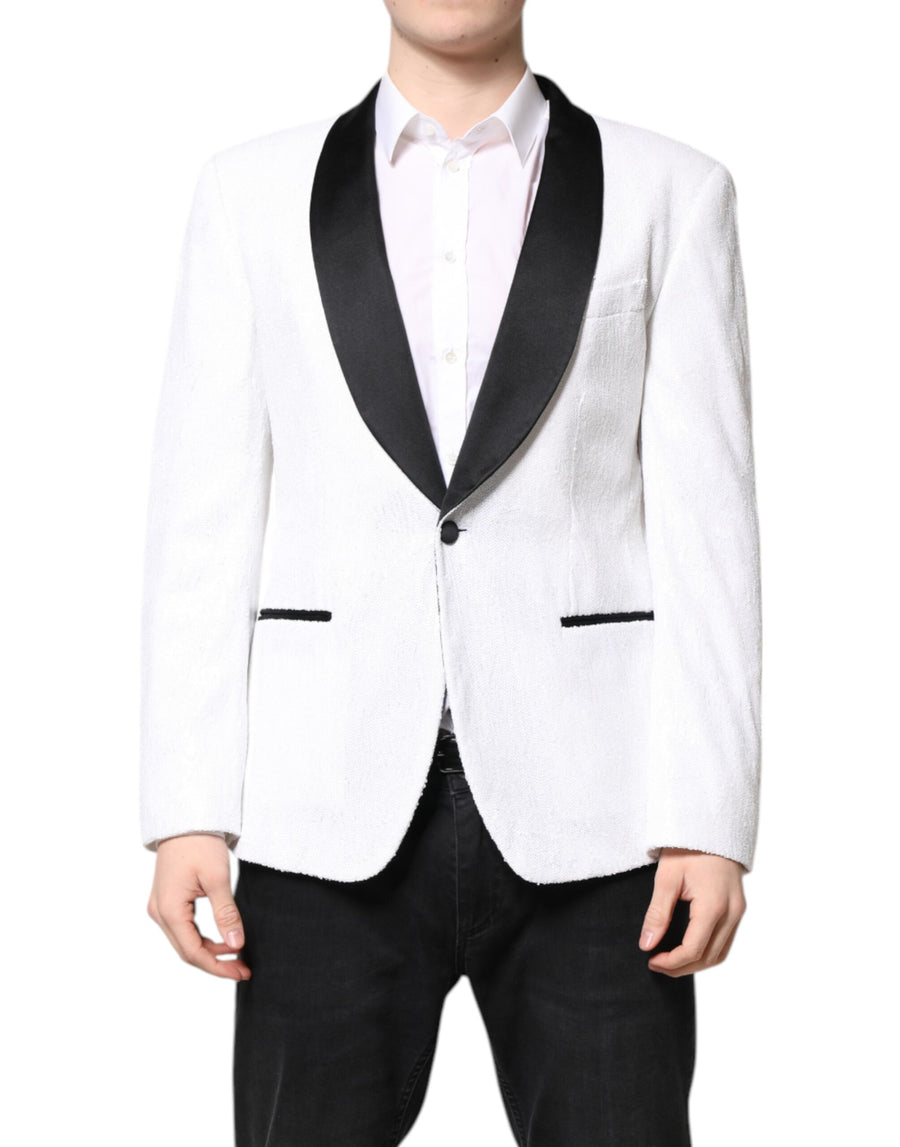 Dolce & Gabbana 100% Nylon (body) blazer in white