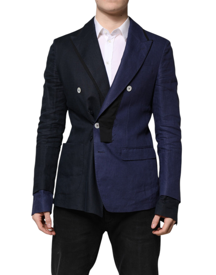 Dolce & Gabbana 88% Linen blazer in navy