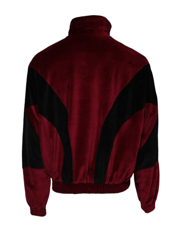 Dolce & Gabbana 75% Cotton 15% Polyester 10% Nylon bomber jacket in red
