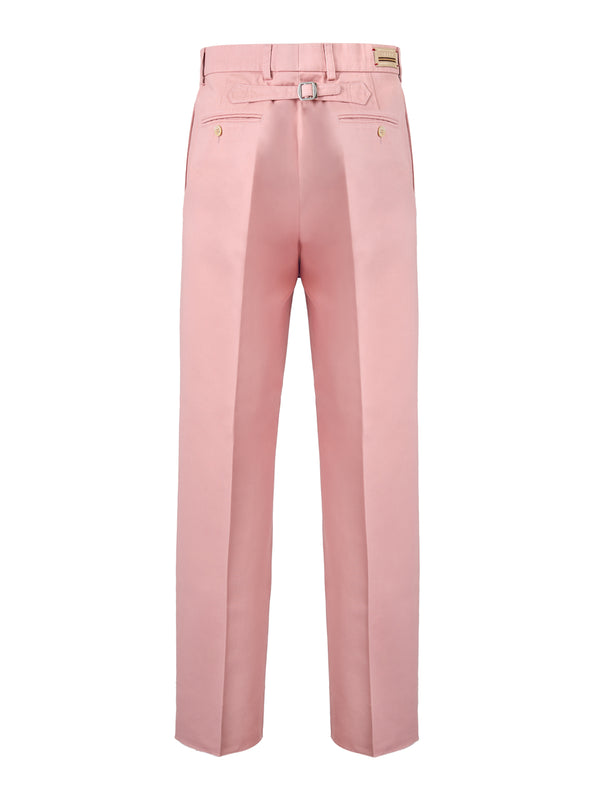 Gucci Cotton trousers in pink