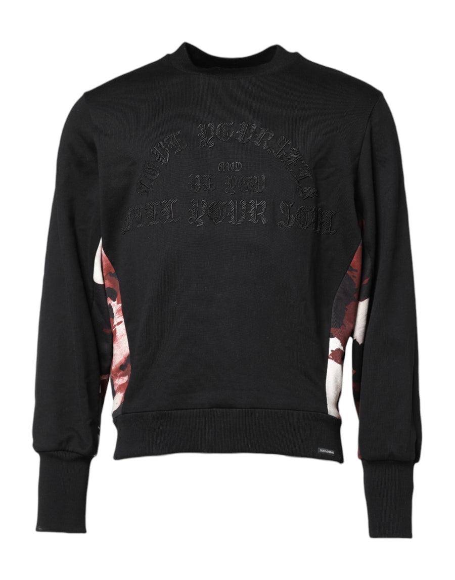 Dolce & Gabbana 100% Cotton sweatshirt in black
