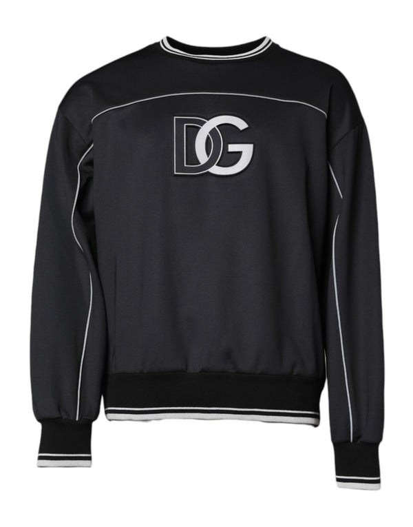 Dolce & Gabbana 93% Polyester sweatshirt in black