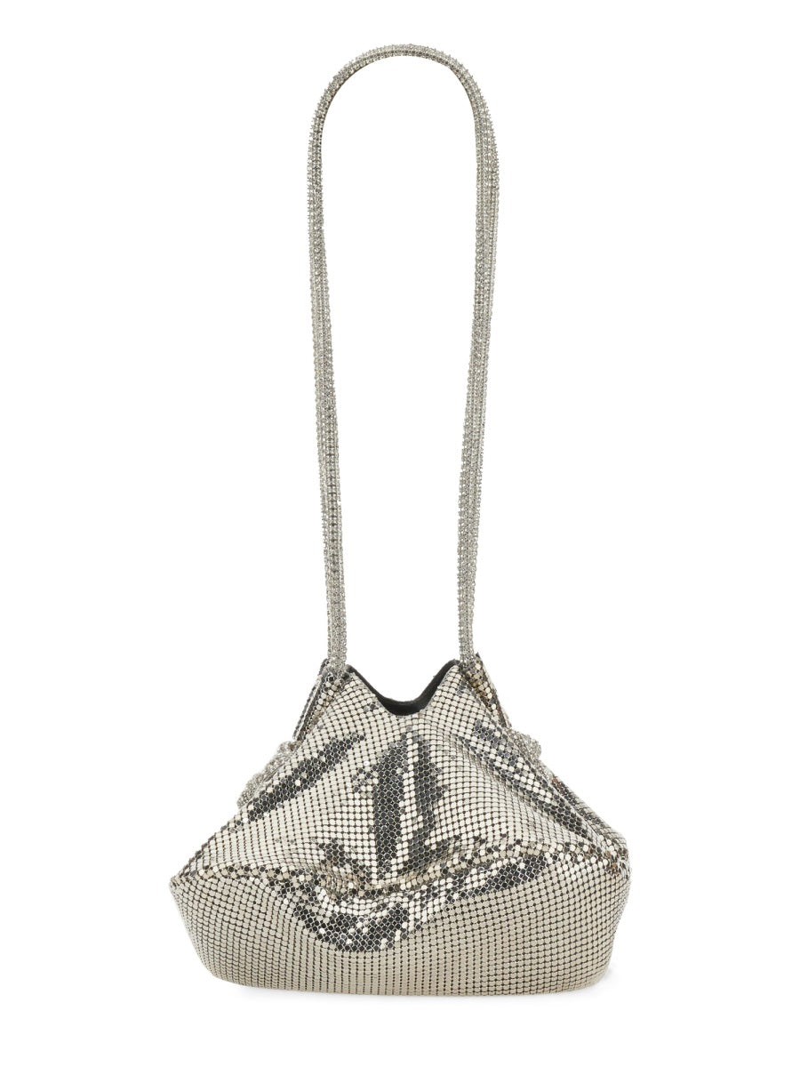 Ufo Shoulder Bag Silver Polyester