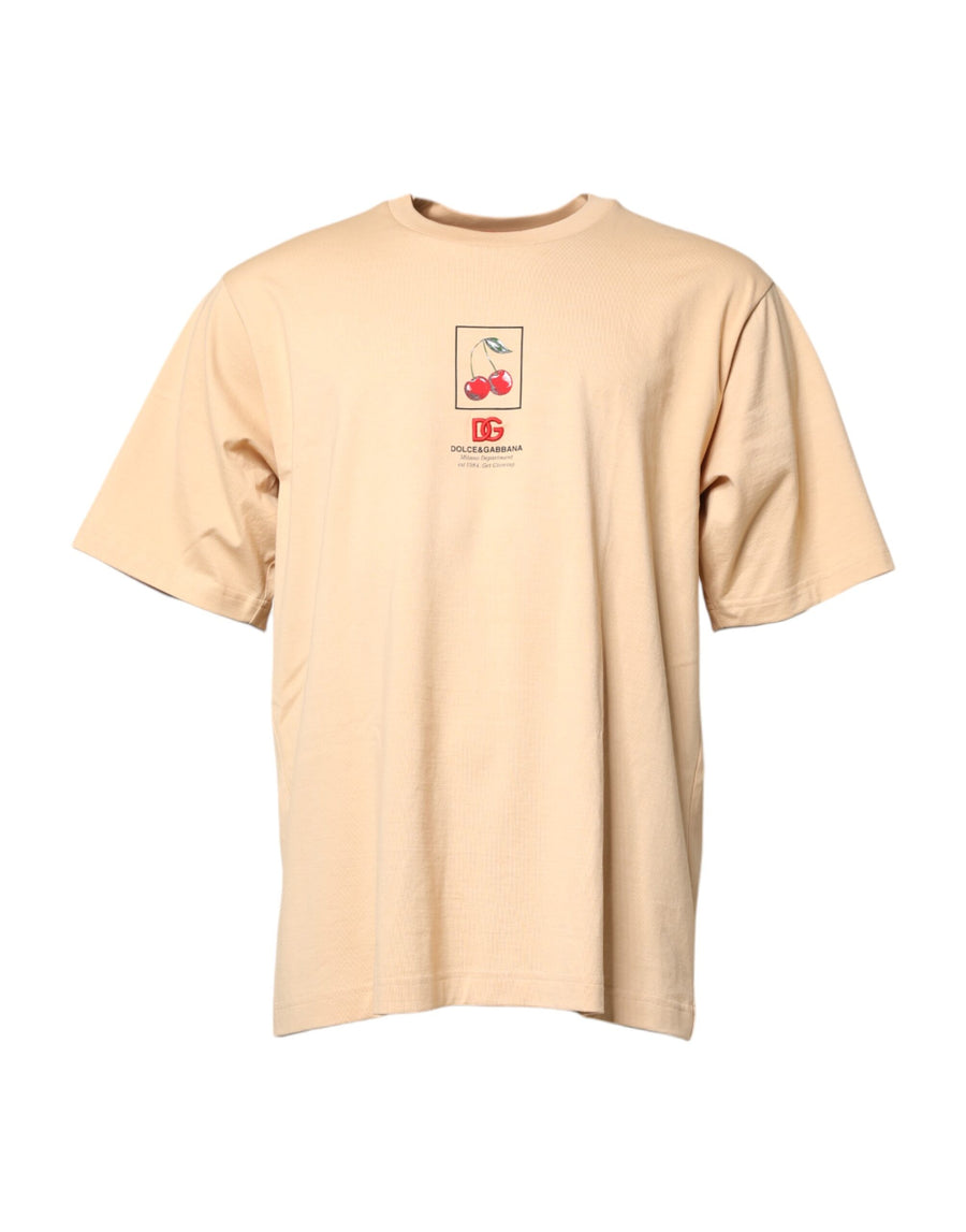 Dolce & Gabbana 100% Cotton t-shirt in beige