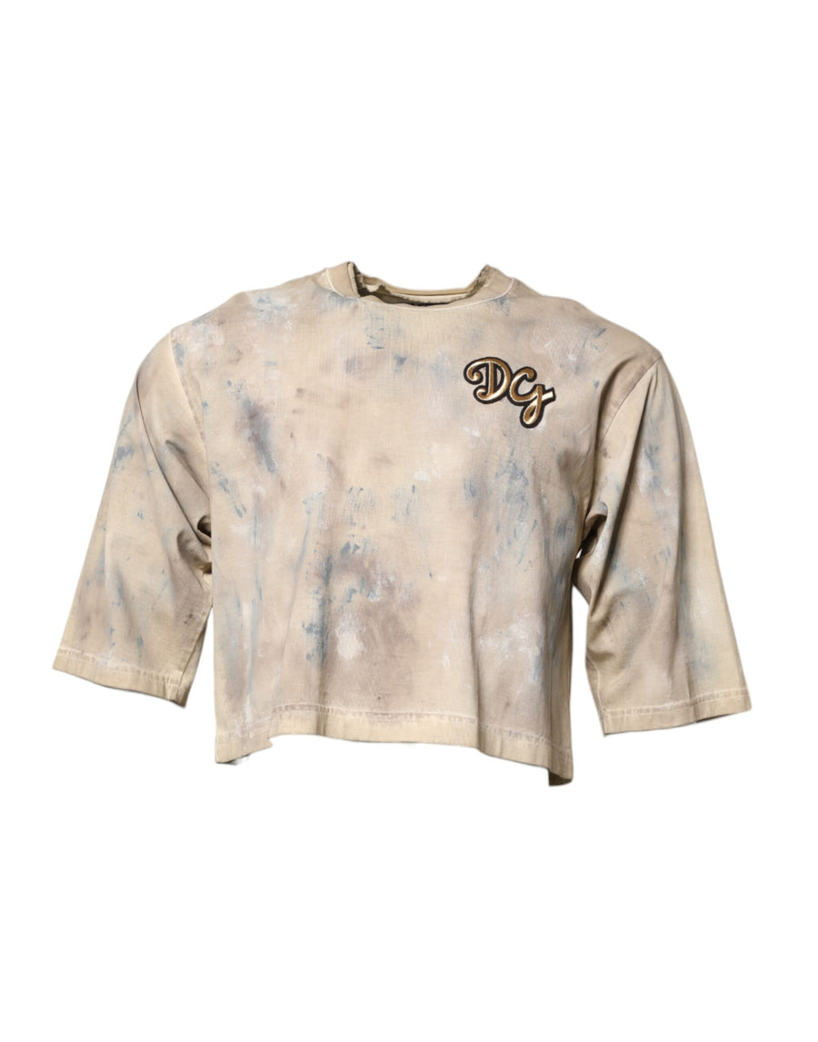 Dolce & Gabbana 100% Cotton t-shirt in beige