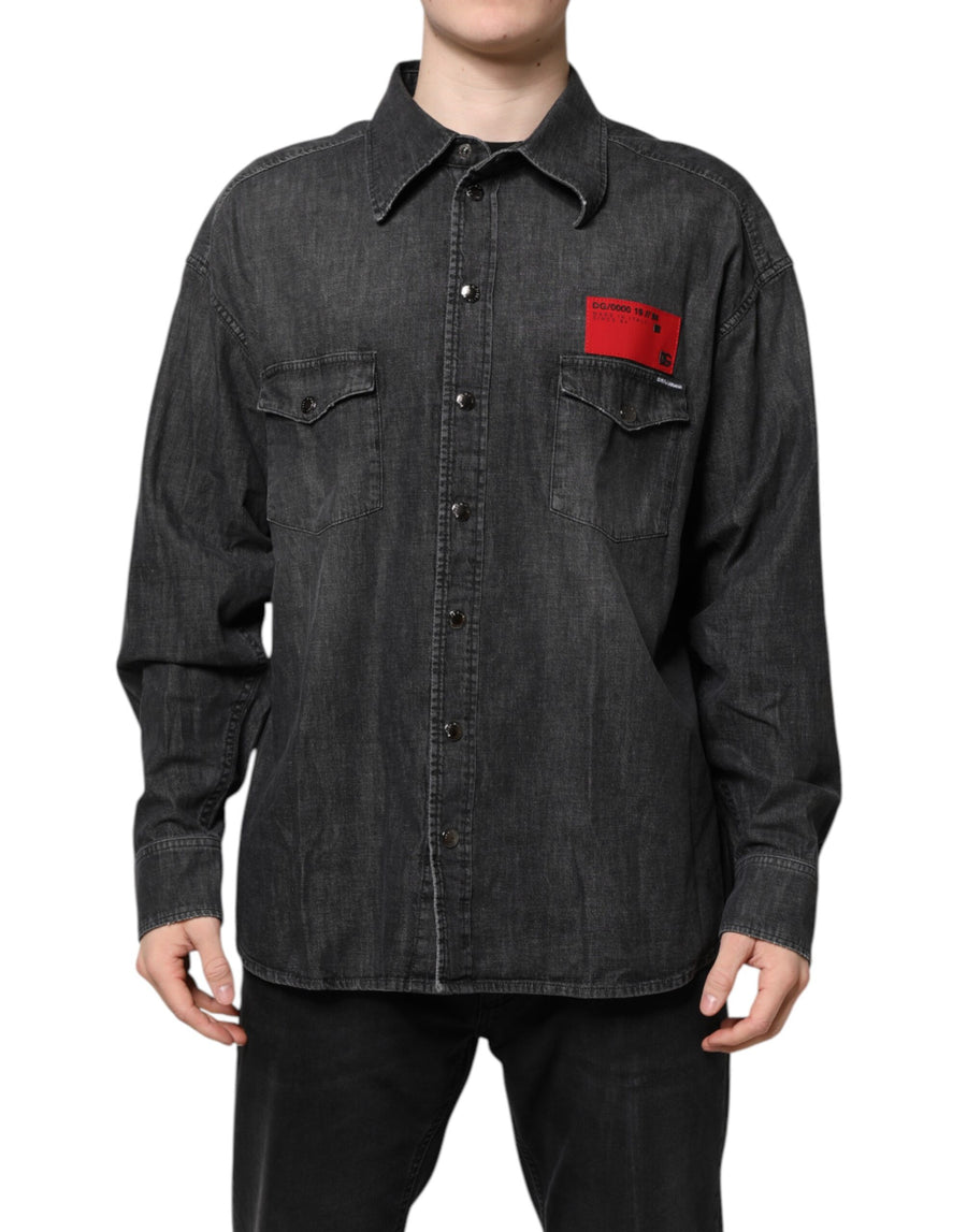 Dolce & Gabbana 100% Cotton shirt in gray