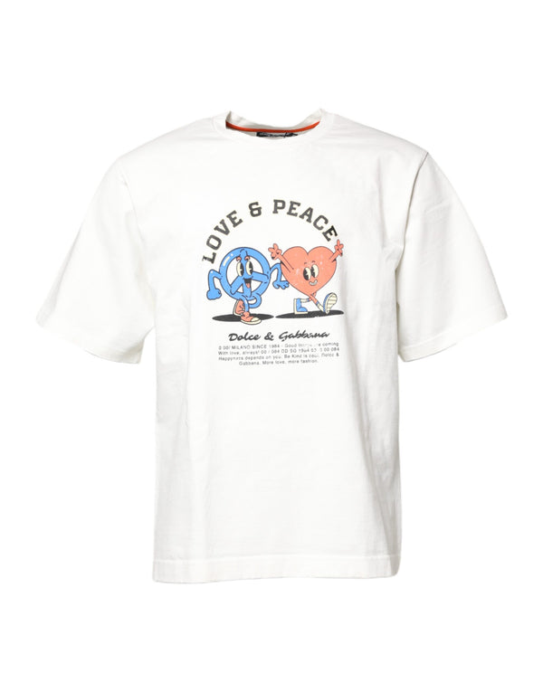 Dolce & Gabbana 100% Cotton t-shirt in white