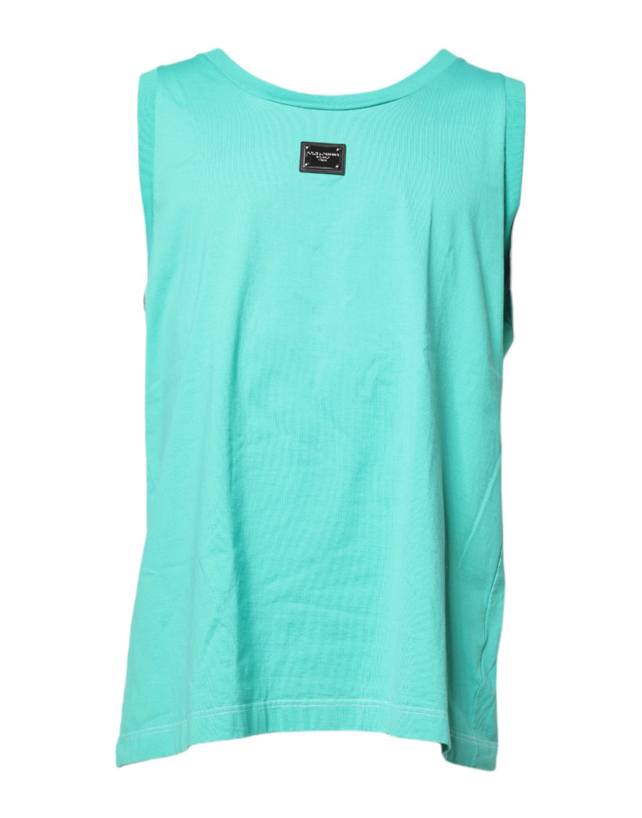 Dolce & Gabbana 100% Cotton tank top in green