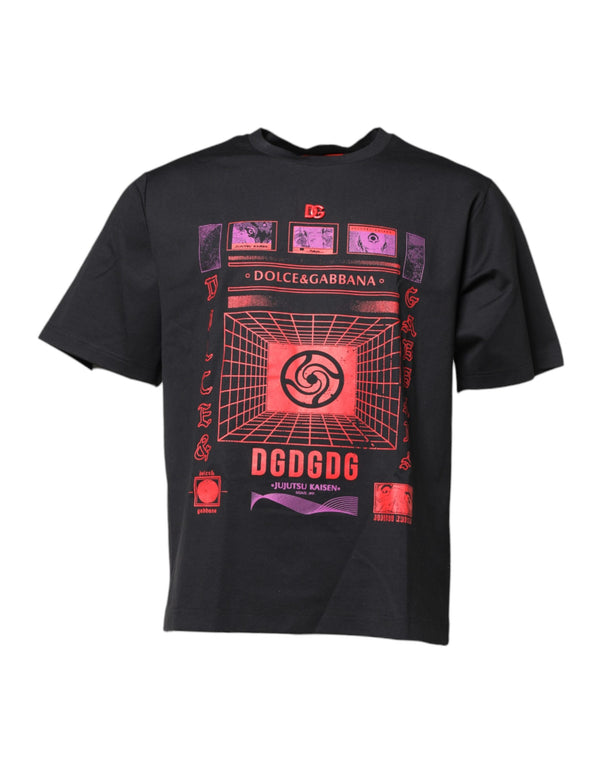 Dolce & Gabbana 59% Cotton 38% Nylon 3% Elastane t-shirt in black