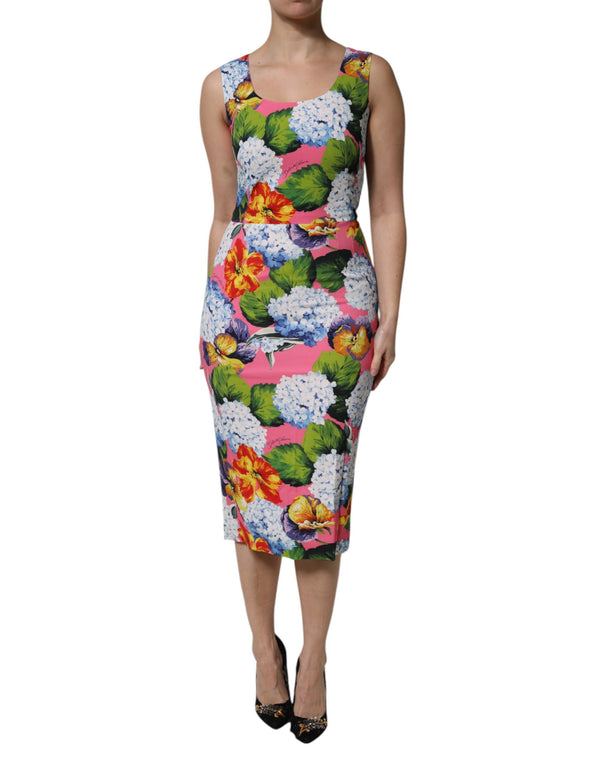 Dolce & Gabbana 96% Viscose 4% Elastane dress in multicolor