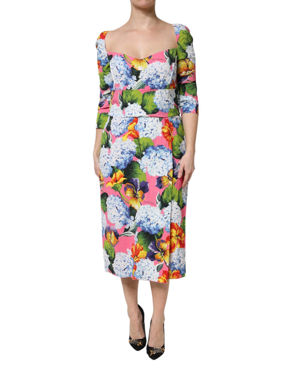 Dolce & Gabbana 96% Viscose 4% Elastane dress in multicolor