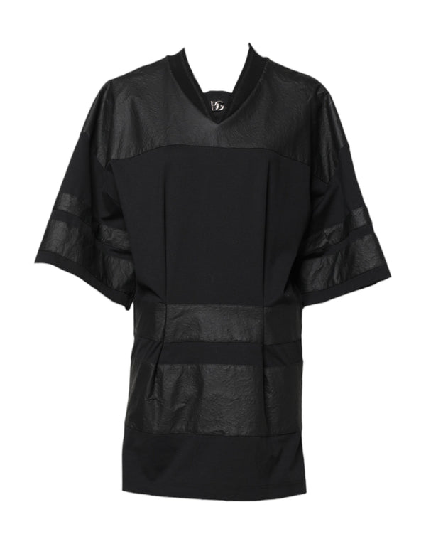 Dolce & Gabbana 59% Cotton 38% Nylon 3% Elastane t-shirt in black