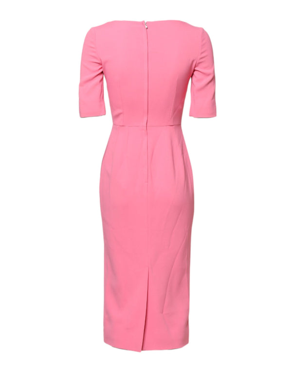Dolce & Gabbana 51% Viscose 48% Acetate 3% Elastane dress in pink