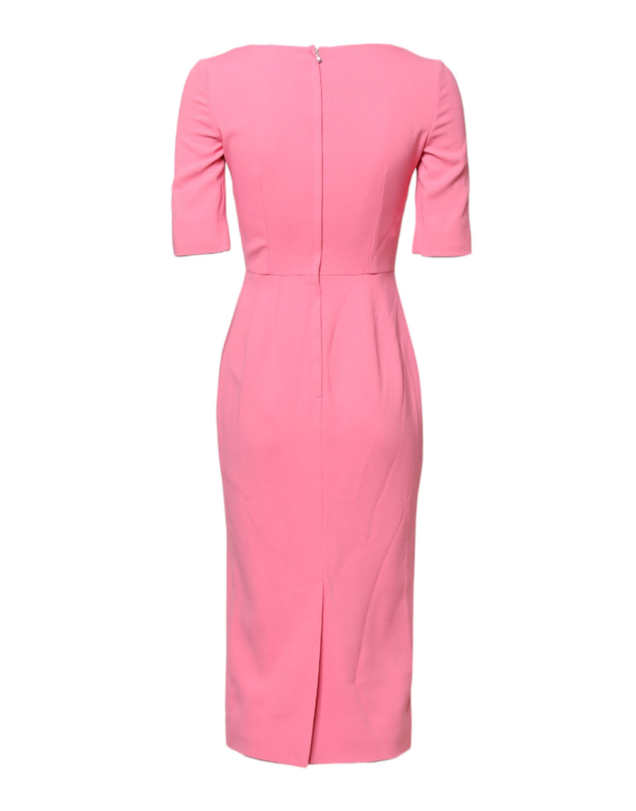 Dolce & Gabbana 51% Viscose 48% Acetate 3% Elastane dress in pink