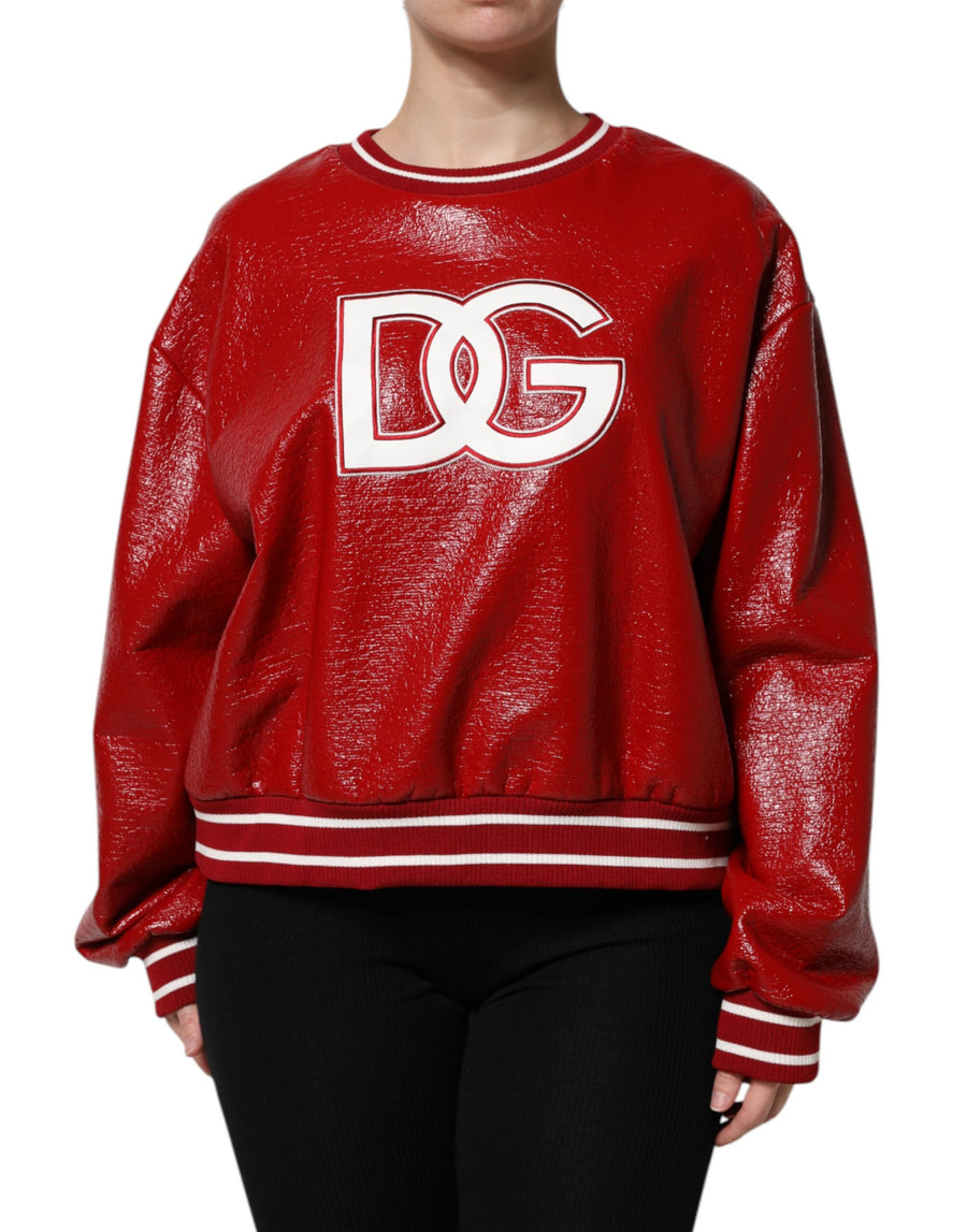 Dolce & Gabbana 64% Wool 38% Nylon sweater in red