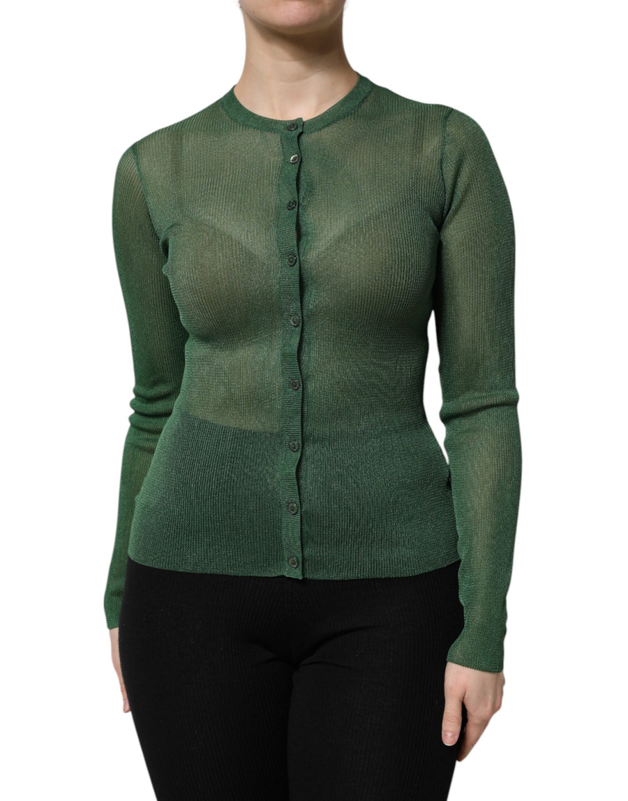 Dolce & Gabbana 100% Polyester cardigan in green