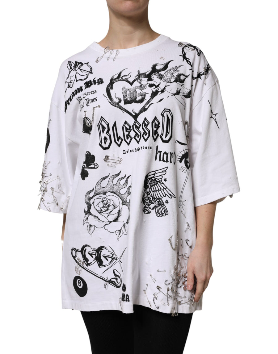 Dolce & Gabbana 100% Cotton t-shirt in white