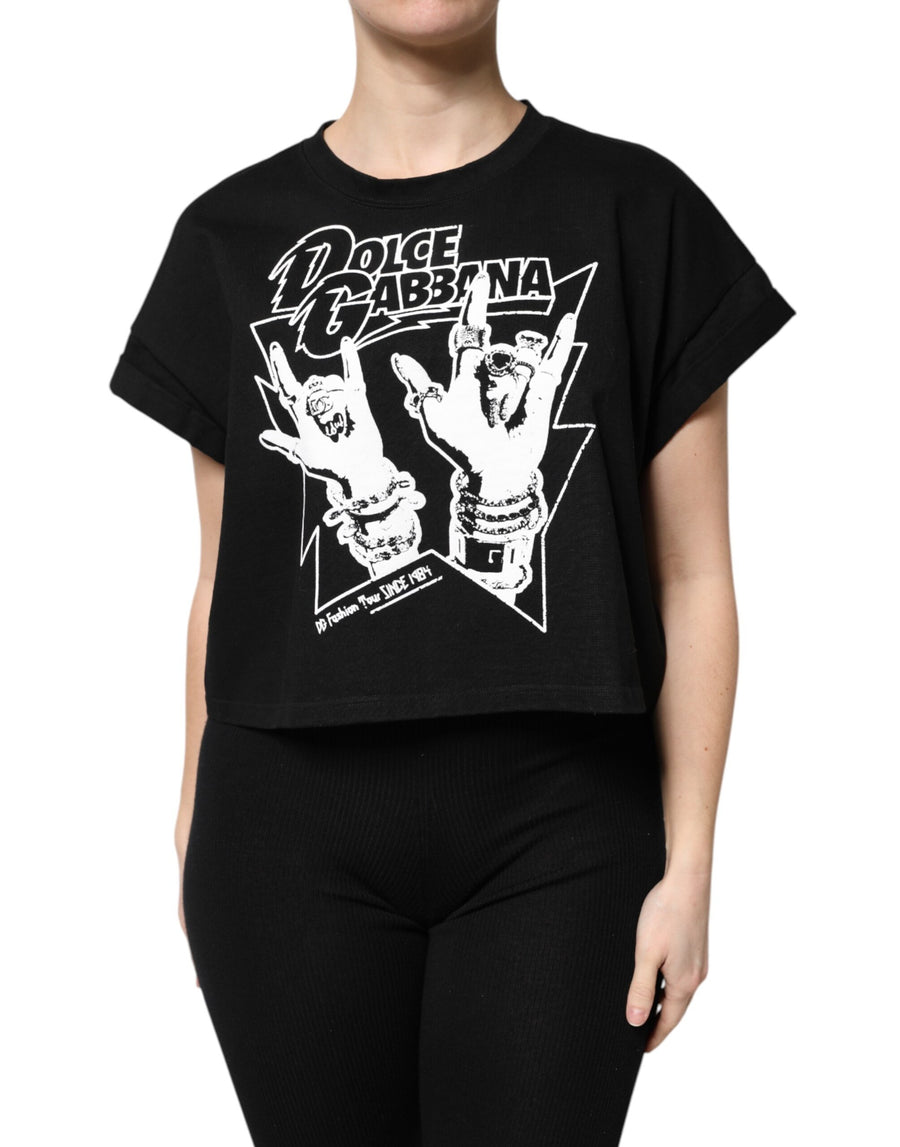 Dolce & Gabbana 100% Cotton t-shirt in black