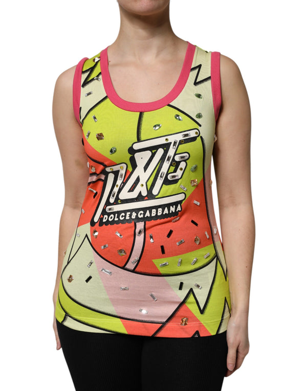 Dolce & Gabbana 100% Cotton tank top in multicolor