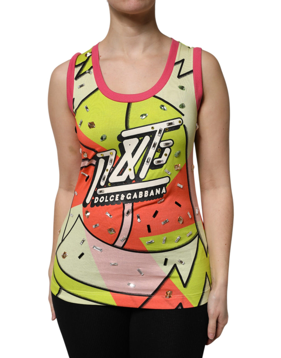 Dolce & Gabbana 100% Cotton tank top in multicolor