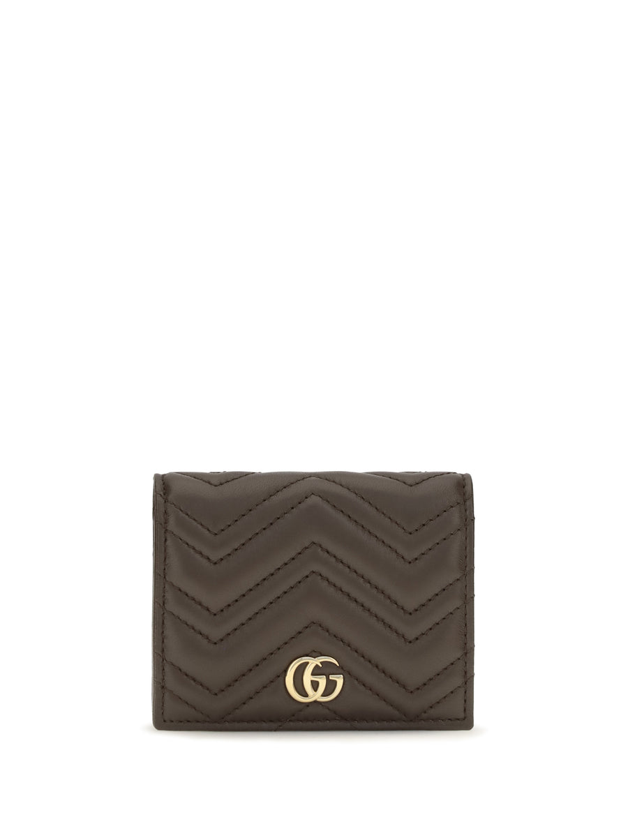 Small Gg Marmont Wallet Toasted/toasted Lamb Ovis Aries