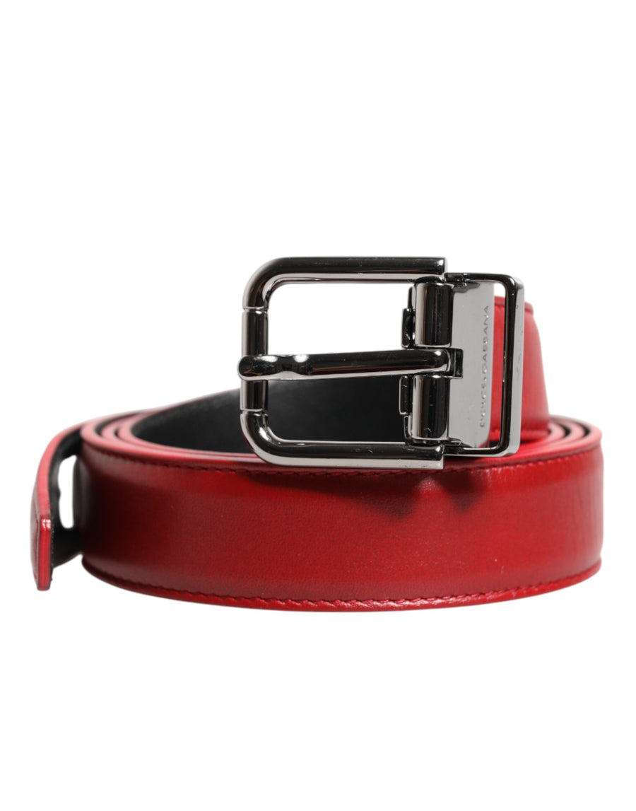 Dolce & Gabbana Leather belt in red