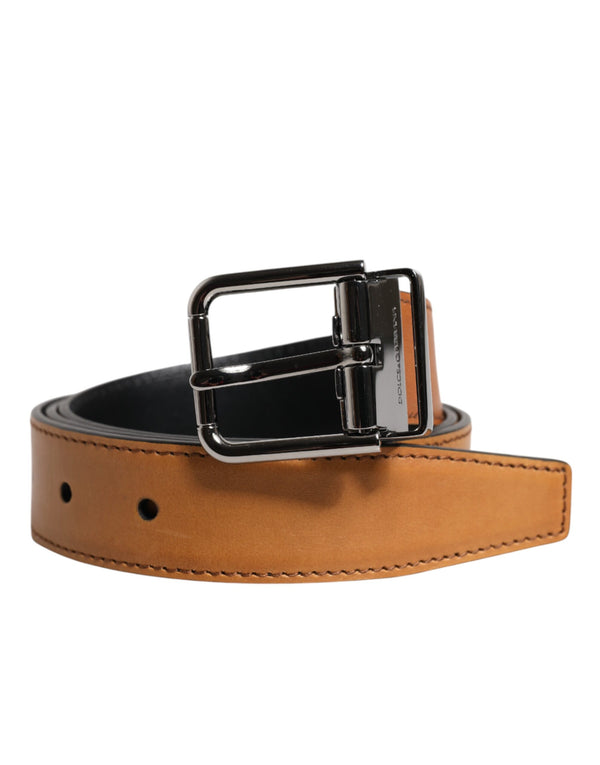 Dolce & Gabbana 100% Calf Leather belt in brown