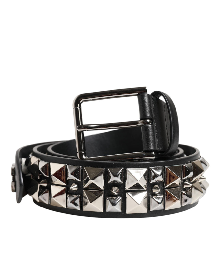 Dolce & Gabbana 100% Calf Leather belt in black
