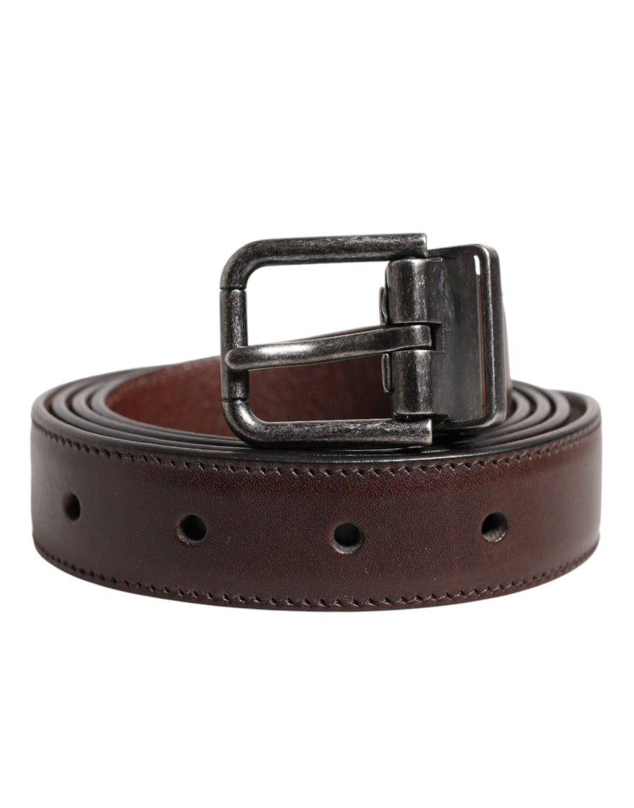 Dolce & Gabbana 100% Calf Leather belt in brown