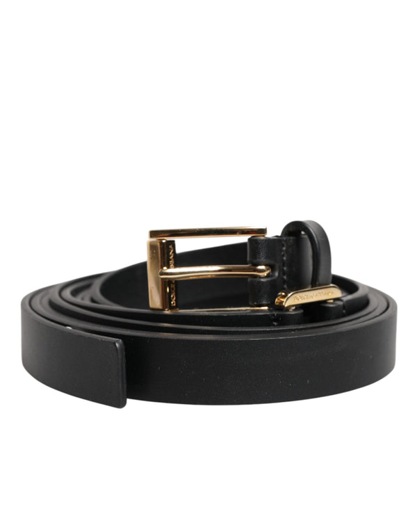 Dolce & Gabbana Leather belt in black