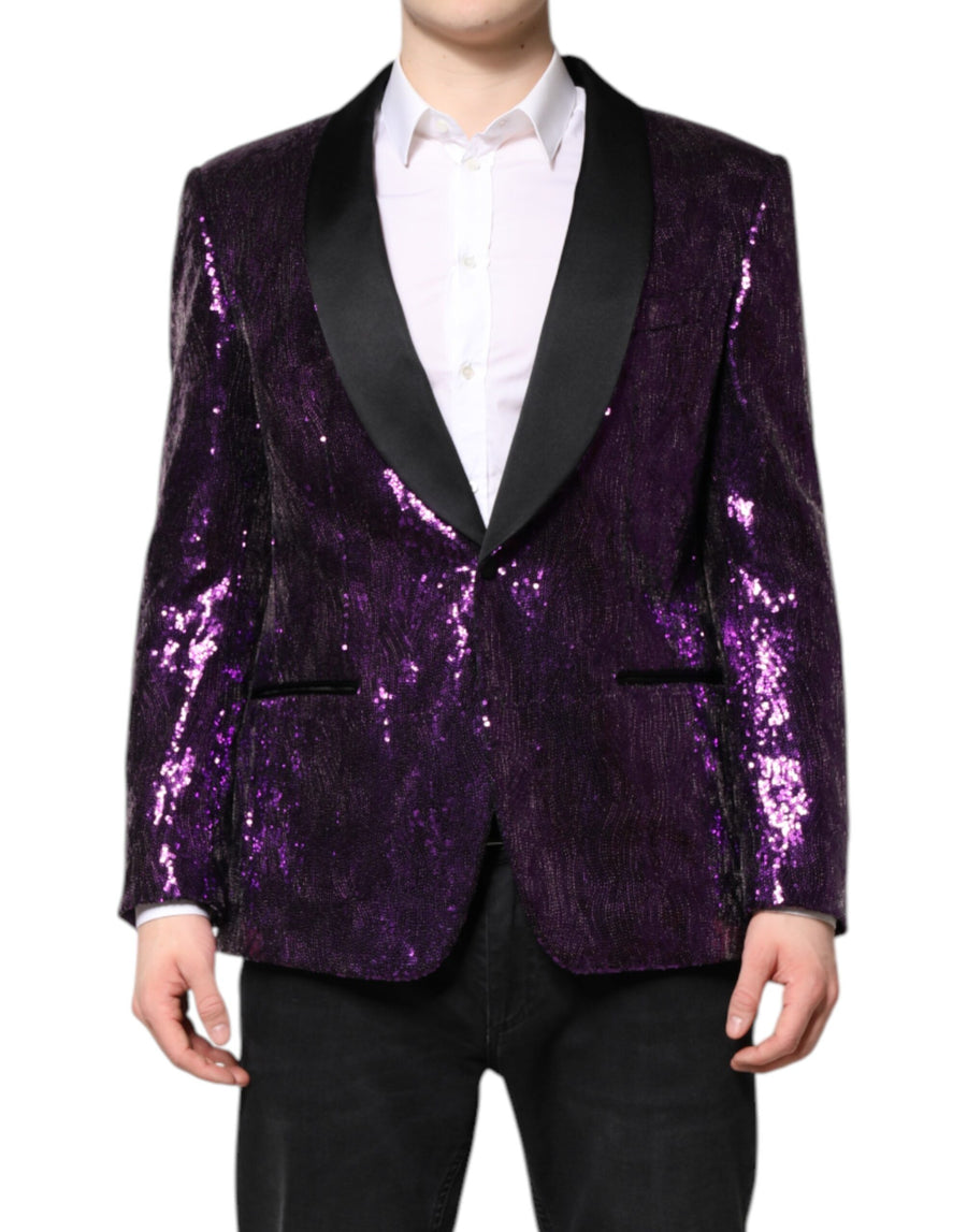 Dolce & Gabbana 100% Nylon blazer in purple