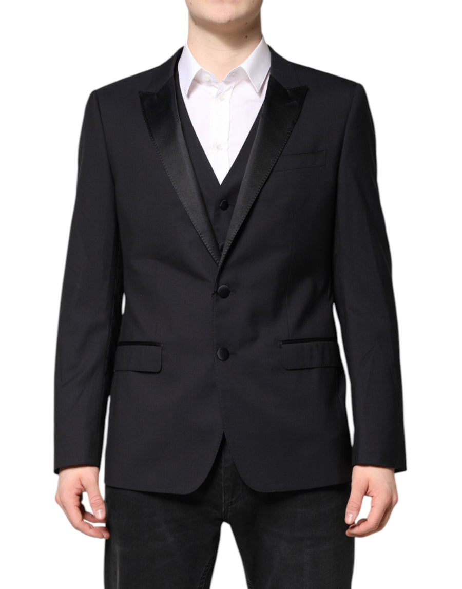 Dolce & Gabbana 67% Virgin Wool 30% Silk 3% Polyester pant suit in black