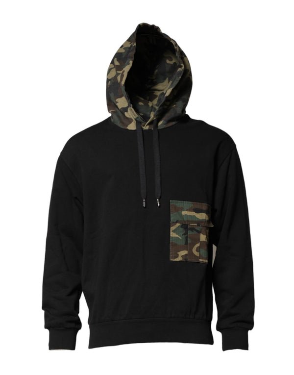 Dolce & Gabbana 100% Cotton hoodie in black