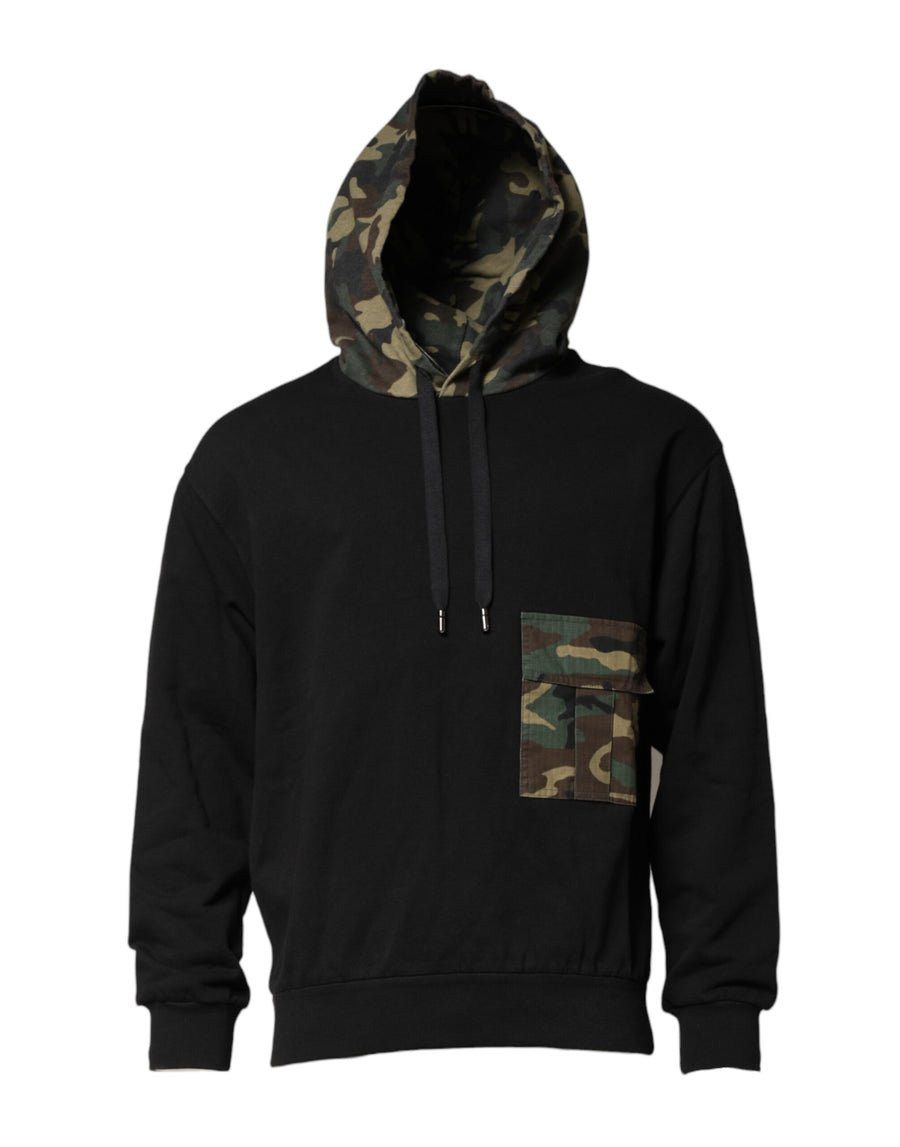 Dolce & Gabbana 100% Cotton hoodie in black