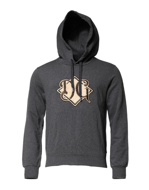 Dolce & Gabbana 100% Cotton hoodie in gray