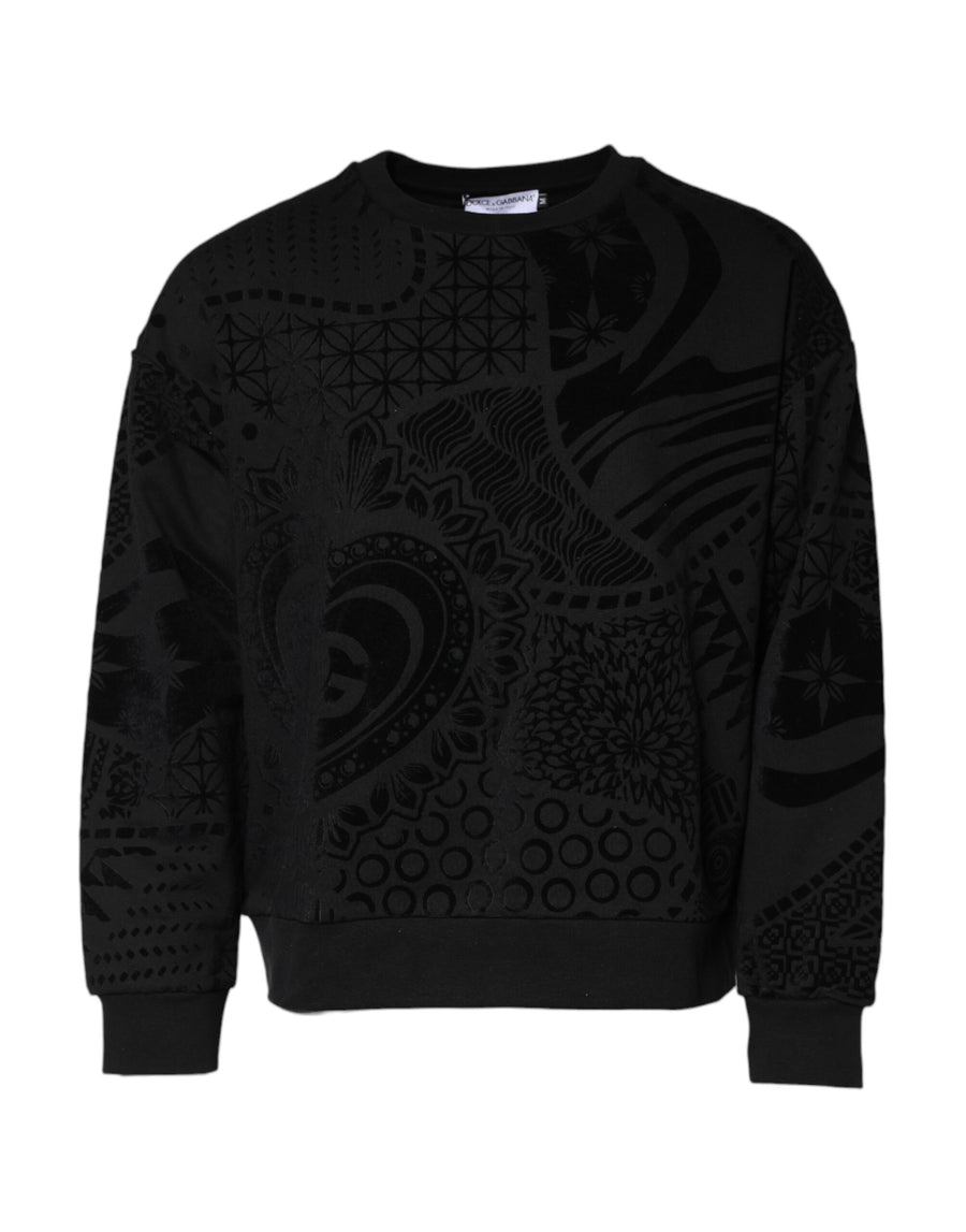 Dolce & Gabbana 97% Cotton sweatshirt in black