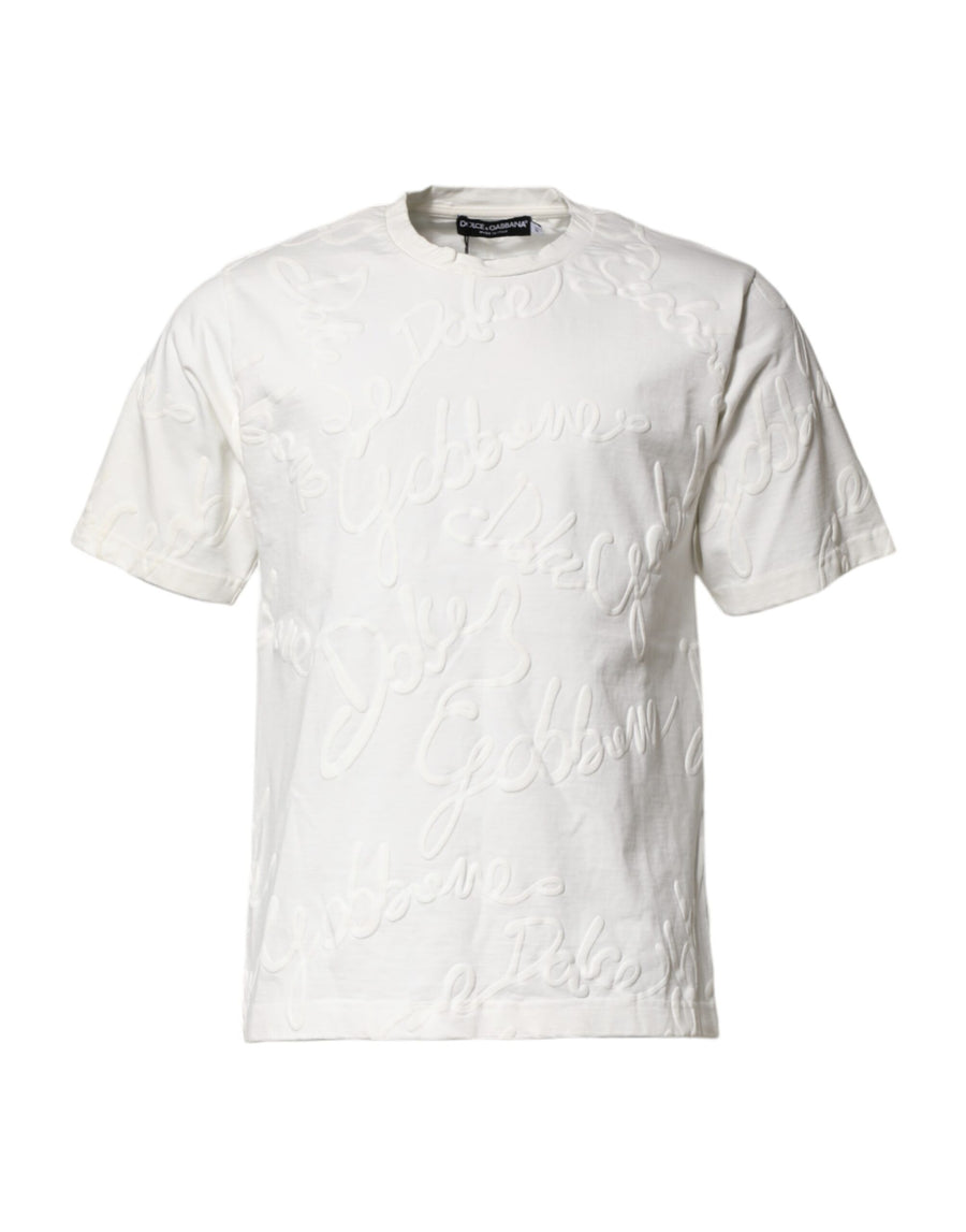 Dolce & Gabbana 100% Cotton t-shirt in white
