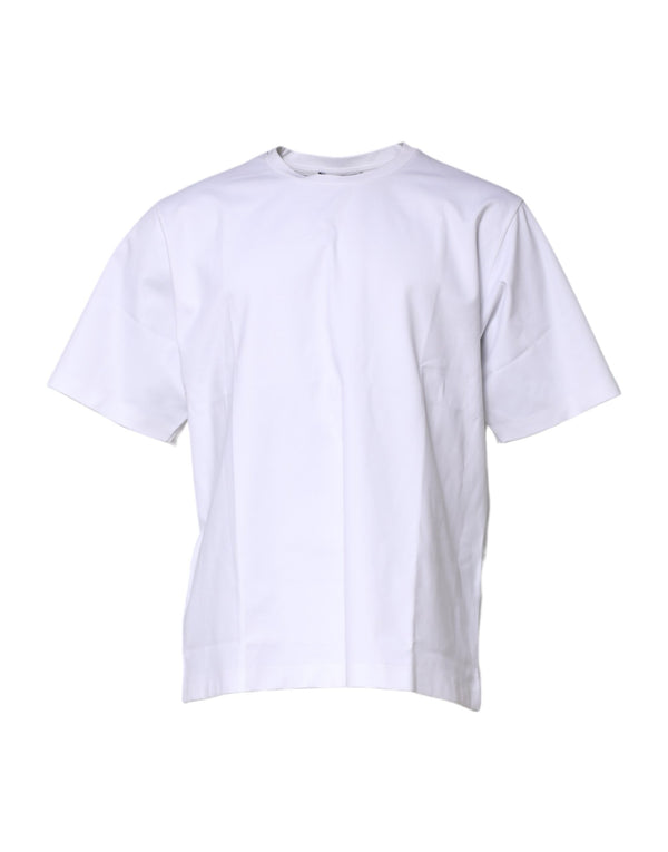 Dolce & Gabbana 59% Cotton 38% Nylon 3% Elastane t-shirt in white