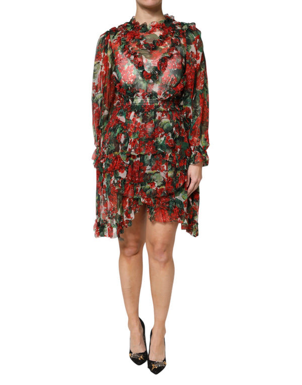 Dolce & Gabbana 100% Silk dress in multicolor