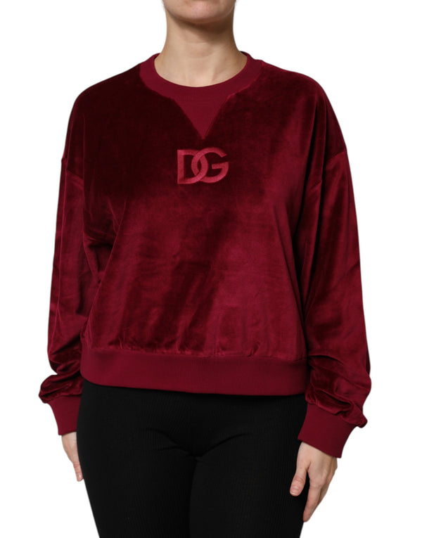 Dolce & Gabbana 80% Cotton sweatshirt in red