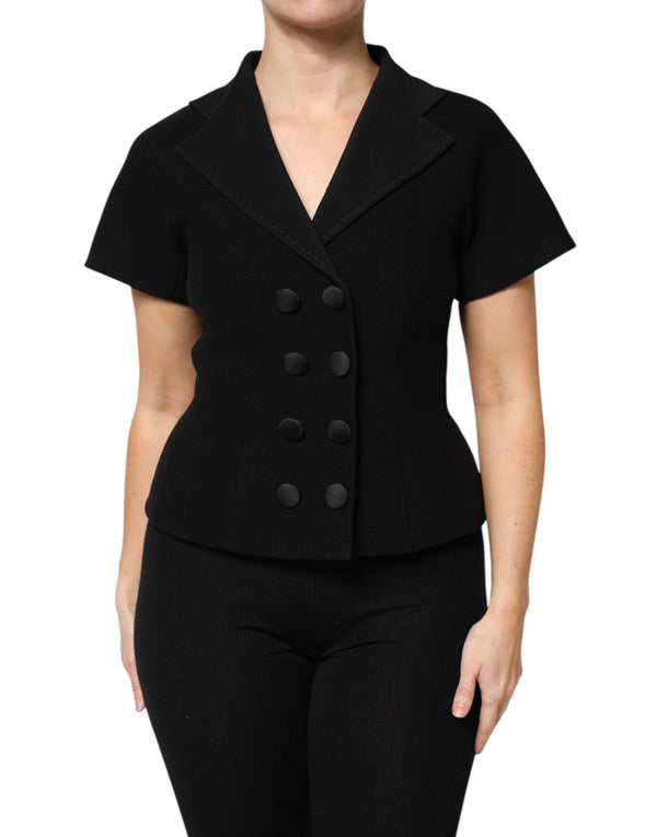 Dolce & Gabbana 86% Virgin Wool blazer in black
