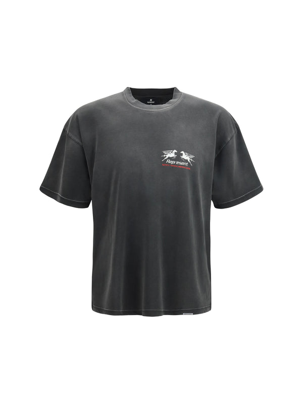 Represent 100% Cotton t-shirt in black