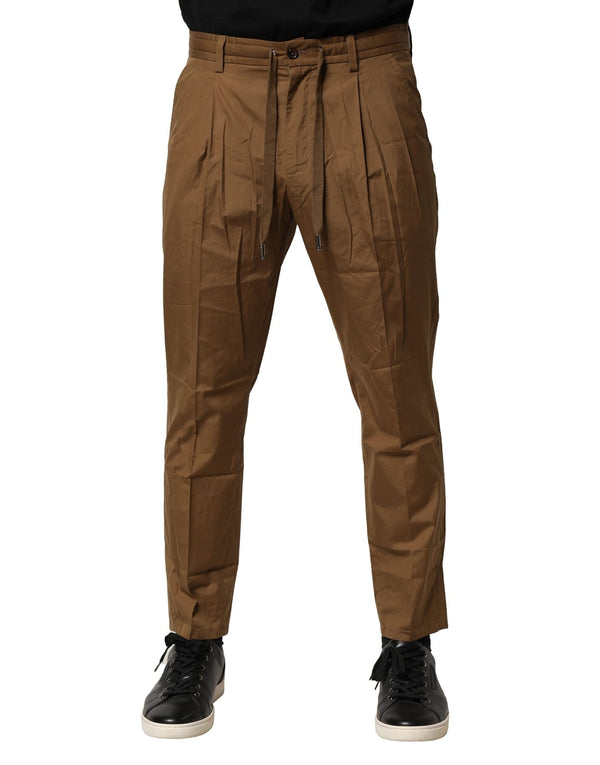 Dolce & Gabbana 100% Cotton chinos in brown