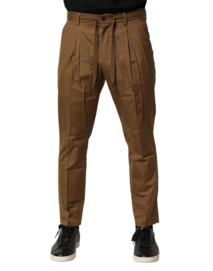 Dolce & Gabbana 100% Cotton chinos in brown